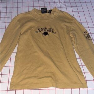 Harley-Davidson Mustard Long Sleeve Tee